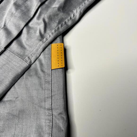 Land Rover Button Down Shirt Men’s M Gray Long Sleeve 100% Cotton Logo Embroider - Picture 8 of 14